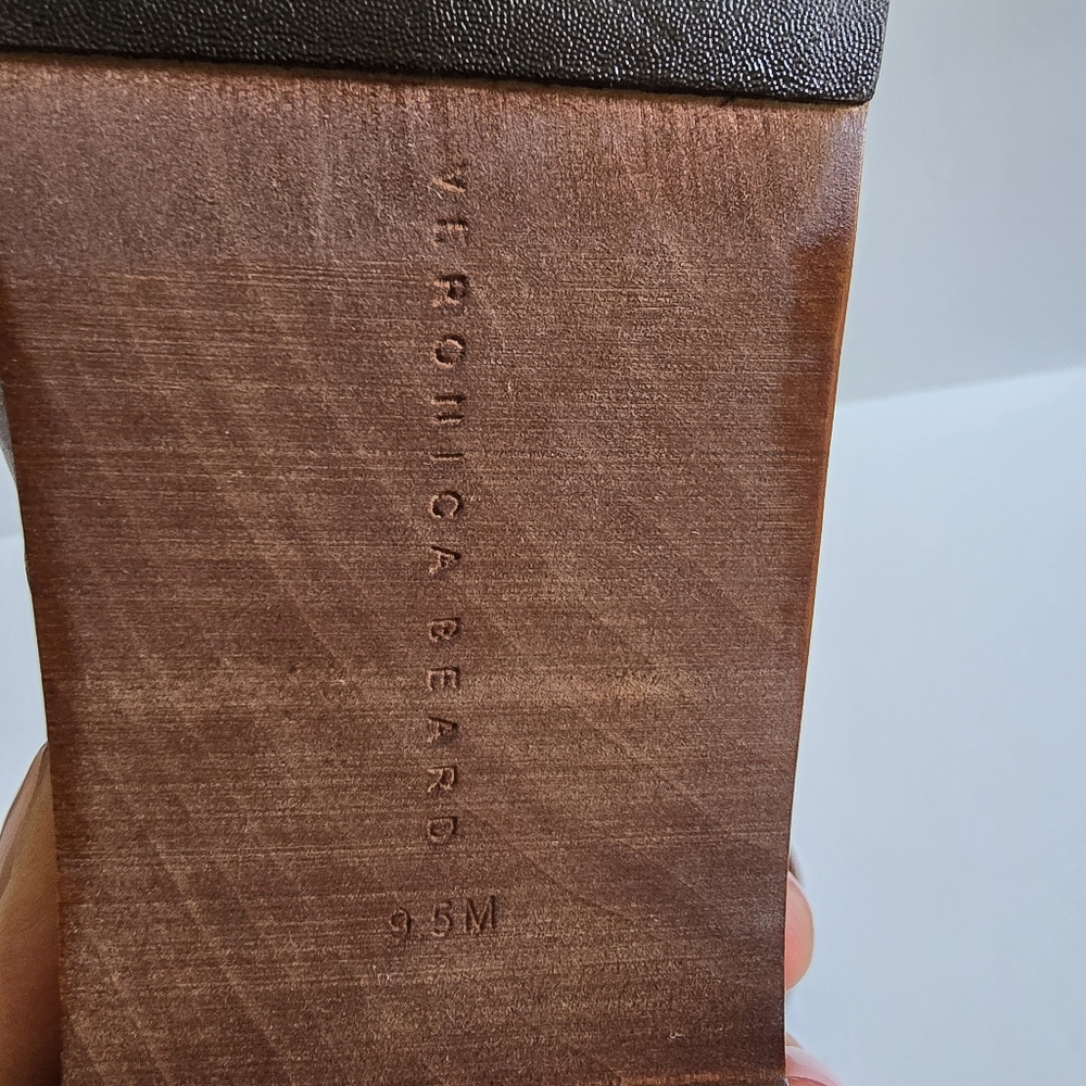 Veronica Beard Halifax Leather Studded Buckle Clogs Size 9.5 M Brown Haz… - Picture 12 of 12